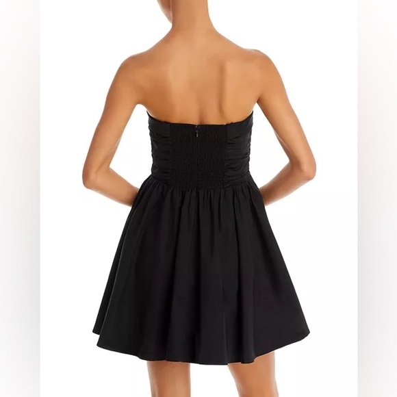 Wayf Strapless Dress in Rich Turquoise - Picture 4 of 10